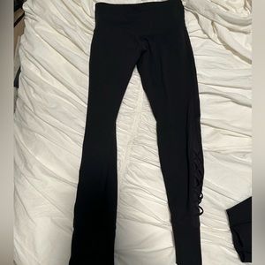 Lorna Jane Netted Detail Black leggings